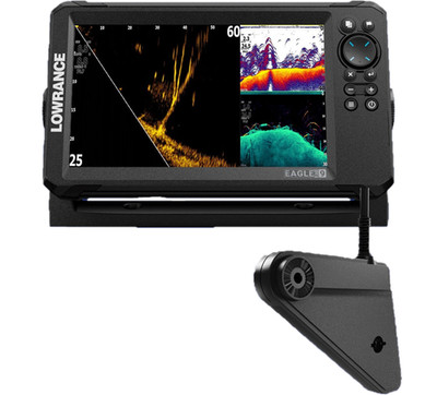  Lowrance EAGLE EYE 9 Fischfinder Echolot mit Live Sonar, GPS & Basiskarte 
