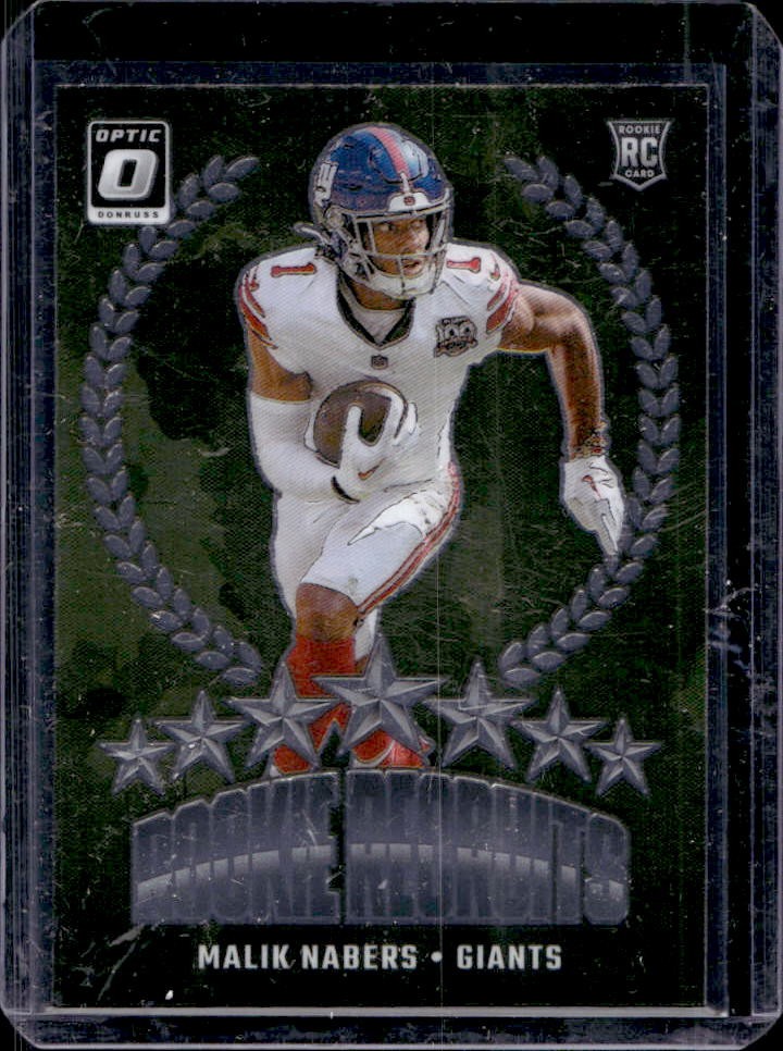 2024 Donruss Optic Malik Nabers Rookie Recruits RC Rookie #3 Giants
