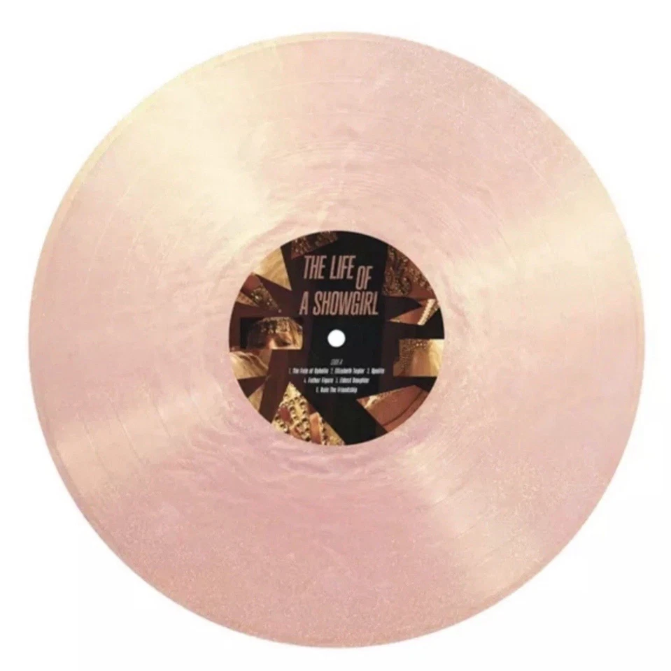 Taylor Swift The Life Of A Showgirl Pink Shimmer Vinyl *SEALED* - Image 3 of 4