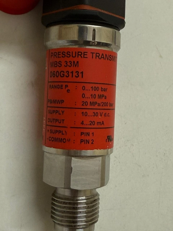 Danfoss MBS 33M 060G3131 Pressure transmitter (0...100 BAR) - Image 2 of 4