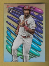 JORDAN WALKER 2023 TOPPS BOWMANS BEST SHELLACKED SILVER ROOKIE CARD #SH-22 MLB