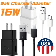 Universal Wall Charger Adapter 3ft Type C Charging Cable Fit for Samsung Galaxy