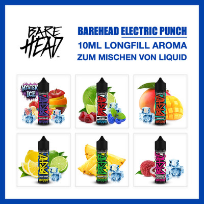 BRHD Barehead Electric Punch - 10ml Longfill Aroma in 60ml Flasche