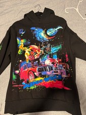 Juice WRLD x VLONE Limited Edition Cosmic Graphic Pullover Hoodie Size L