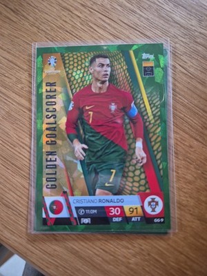 EURO EM Germany 2024 Card GG 9 Cristiano Ronaldo Golden Goalscorer GREEN EMERALD