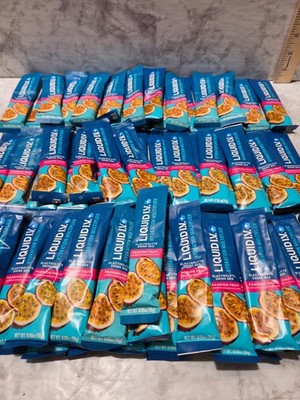 Liquid IV Hydration Passion Fruit Lot of 60 0.56 oz Stick Packs 10/2026