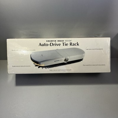 Sharper Image Design Auto-Drive Tie Rack Lighted Motorized SM606 (Holds 72 Ties)