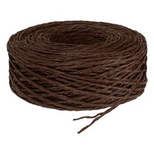 Raffia Ribbon, 109 Yard Paper Twine String for Festival Gifts Wrapping, Brown