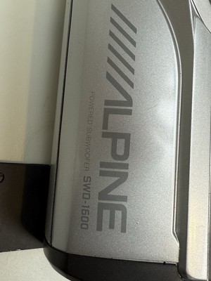 Alpine SWD-1600 Subwoofer. Perfect For JDM/German 90s Cars For An
