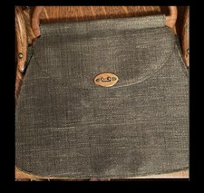 Design Thai Dark Grey Vintage Purse
