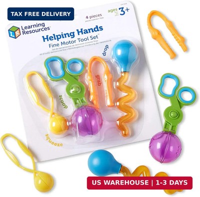 Learning Resources Helping Hands Fine Motor Tool Set Toy - Sensory Bin Sand Toys