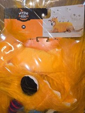 Hyde Eek Monster Halloween Dog Pet Cat Costume ORANGE Medium Hoodie Furry