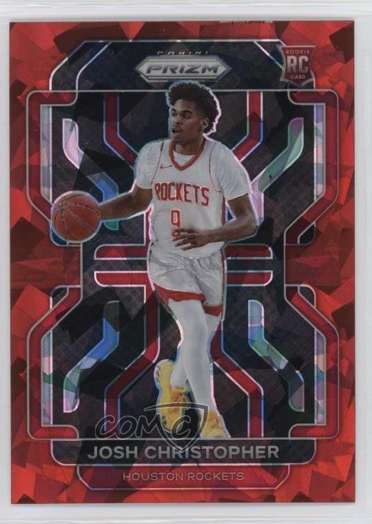 2021-22 Panini Prizm Red Ice Prizm Josh Christopher #324 1ci5