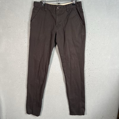 Max Mara Weekend Pants Womens 30 x 32 (MEASURED) Brown Tapered Leg