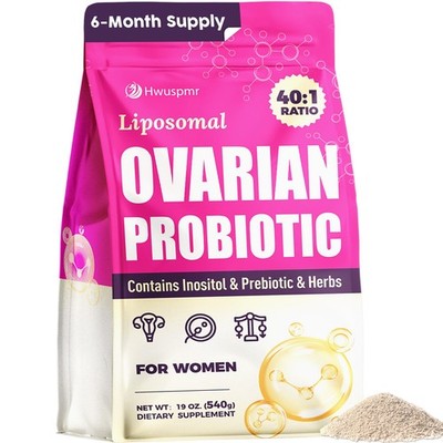 Hwuspmr Ovarian Support 180-Day   Liposomal Myo & D-Chiro Inositol w/ Probiotics