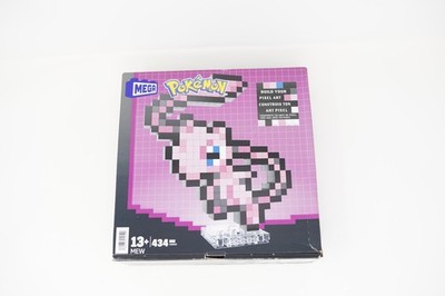 New Mega Bloks Pokemon Classic Mew, Pixel Art, 434 Piece Building Set