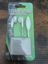 Vibe Stereo Sounds Earbuds with Mic Black Brand New Sealed