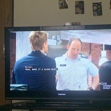 Toshiba REGZA Black Flat Screen Television TV