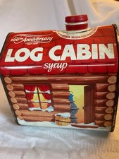 Log Cabin Syrup Tin 100th Anniversary RARE