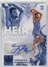 2021 Court Kings Heir Apparent Sapphire 25/25 Jeremiah Robinson-Earl Auto 17d3