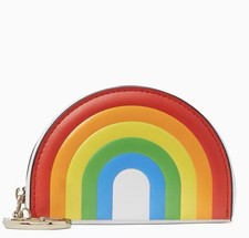 Kate Spade New York Rainbow Coin Purse K7157 Leather Keychain