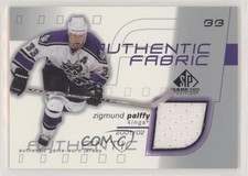 2001-02 SP Game Used Edition Authentic Fabric Ziggy Palffy Zigmund #AF-ZP 0m0