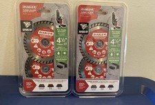 DIABLO 4-1/2 in. Turbo Rim Masonry Diamond Cut Off Blade Value Pack 4 Blades 