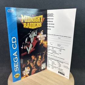 SEGA CD - Midnight Raiders - Complete/CIB w/ Reg Card - Refurbished, Very Good