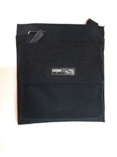 Borsa Carpisa Uomo A Tracolla Di Stoffa Nera 20x18 Cm Sottile 4cm