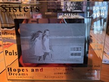 "SISTERS" Silver/Clear 6×4 Photo Frame