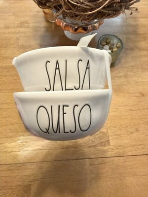 RAE DUNN SALSA and QUESO set of bowls