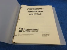 Automated Packaging Systems Precision Imprinter Manual for AutoLabel PI-4000