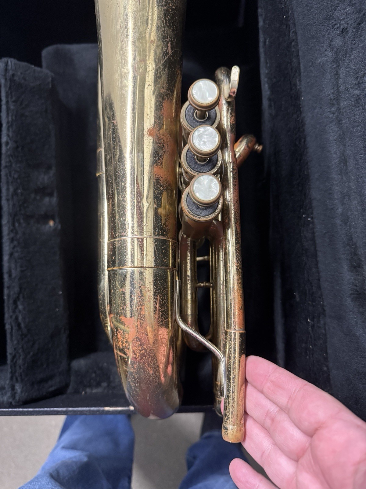 BLESSING U.S.A. M-300 MARCHING BARITONE HORN