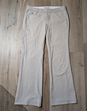 Banana Republic Size 10 Ryan Fit Khaki Pants Trousers Bootcut Beige Stretch
