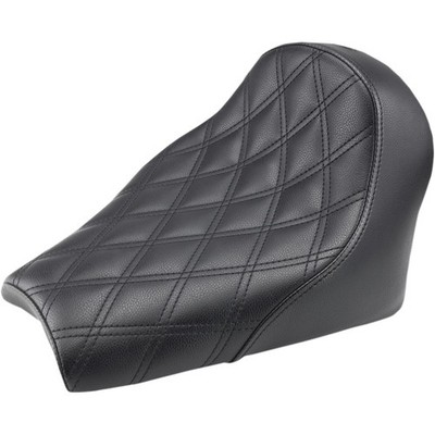 SADDLEMEN Renegade  Lattice Stitched Solo Seat - Black - I1833002LS