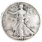 1945-S  Walking Liberty Half Dollar (90% Silver) .....   Nice Detailed Coin.....