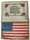 Vintage WW2 U.S. Military Sweetheart Silk Hankerchief/Letter Pouch circa 1940’s