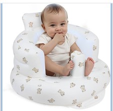 Inflatable Baby Seat for Babies 3-36 Months, Sit Me Up Floor Chair with Built...