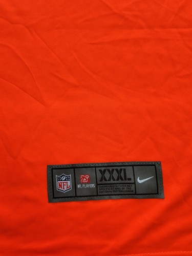 Nike NFL Chicago Bears Justin Fields Jersey #1 Orange On Field XXXL NWT Athlete - Picture 5 of 10