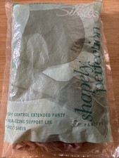 NOS Silkies Shapely Perfection Pantyhose Vitalizing Sheer Hosiery X-Tall NUDE