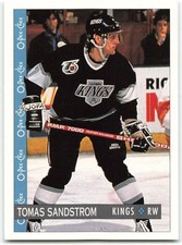 1992-93 O-Pee-Chee #91 Tomas Sandstrom Los Angeles Kings