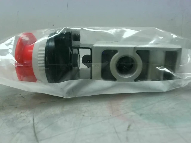 SMC VM230-02-30RA Mechanical Red Push Button Poppet Valve-Factory Sealed Packagi