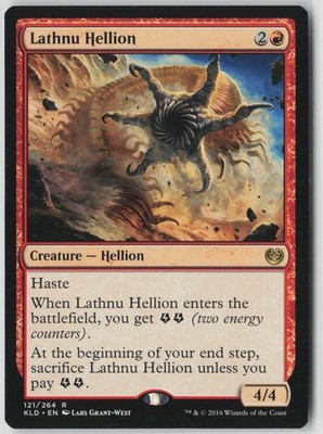 LATHNU HELLION 121 RARE KALADESH MAGIC: THE GATHERING LP