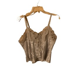 Victoria  s Secret Vintage Lingerie Set Camisole Top  Panties Champagne Size M