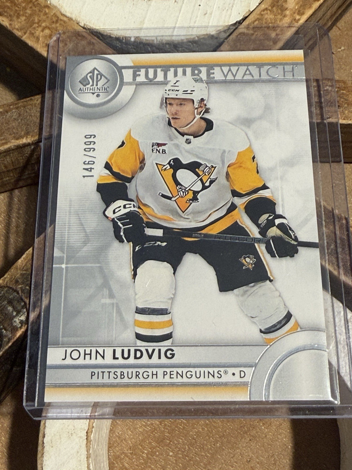 2023-24 SP Authentic #174 John Ludvig Future Watch Rookie #146/999