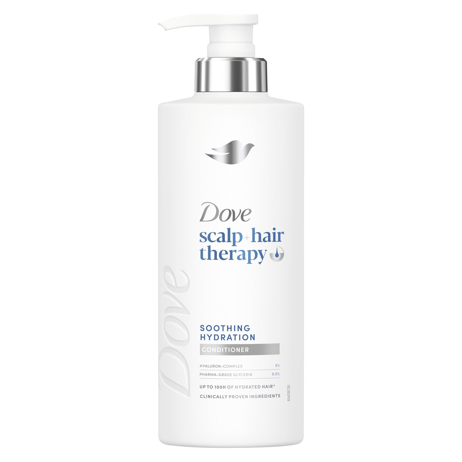 Dove Scalp + Hair Therapy Soothing Hydration Conditioner, 400 ml | For dry hair, Hyaluron-Complex and pharma-grade glycerin help replenish moisture while improving smoothness and manageability - Image 2