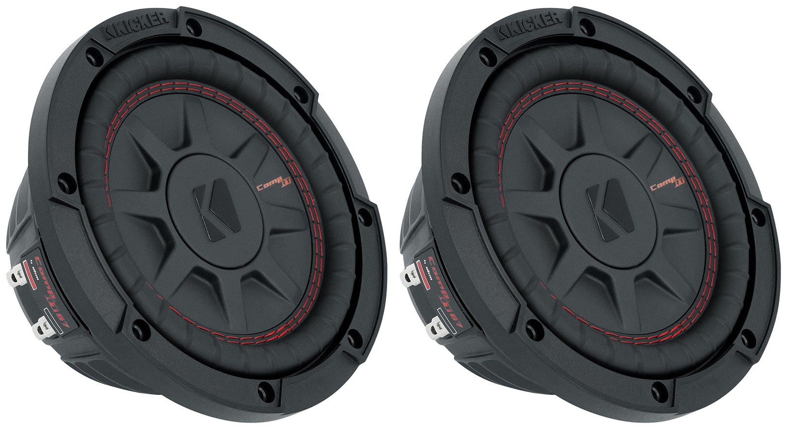 2 Сабвуферы KICKER 48CWRT674 CompRT мощностью 300 Вт с низким уровнем шума 675 DVC 2-омные сабвуферы CompRT67 35690₽