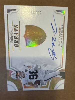 2025 Panini Flawless - Greats Maxx Crosby #G-MCY /25 (AU)