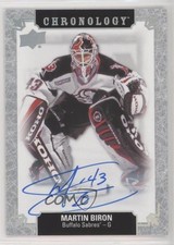 2018-19 Upper Deck Chronology Franchise History Martin Biron #FH-BU-BI Auto 00s4