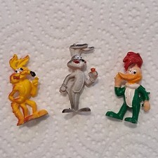 vintage chocolate jack argentina premium figures x 3 looney tunes walter lantz